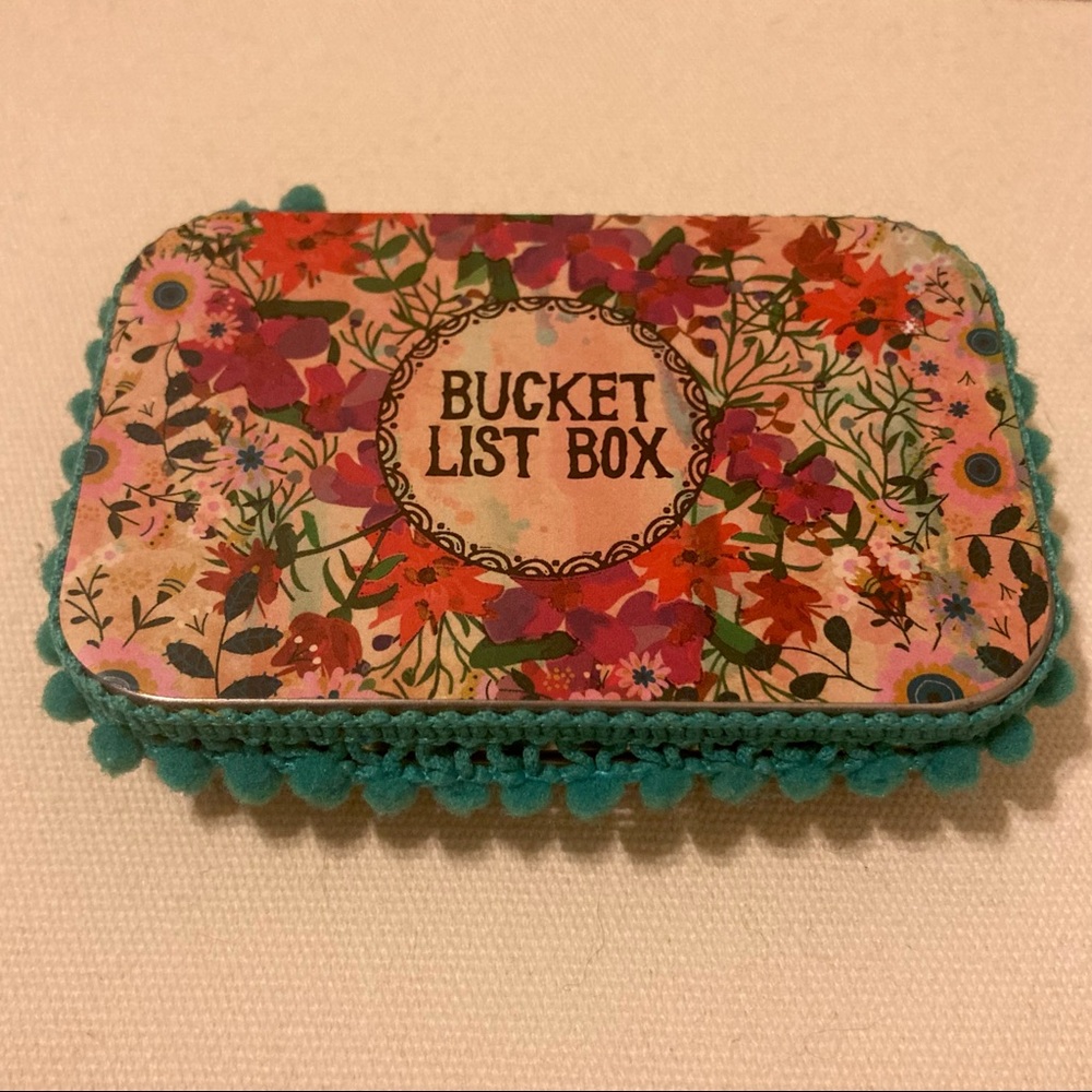 Mini Decorative Gift Tin - “Bucket List Box”